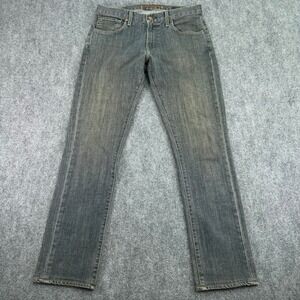 Agave Denim Jeans Men 33 (34x31) Rocker Classic Taper 9 Year Flex Brown Made USA